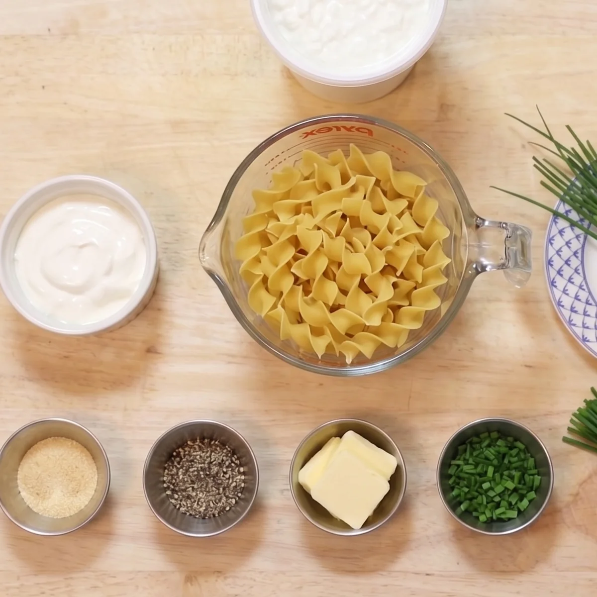 cottage cheese noodles, ingredients