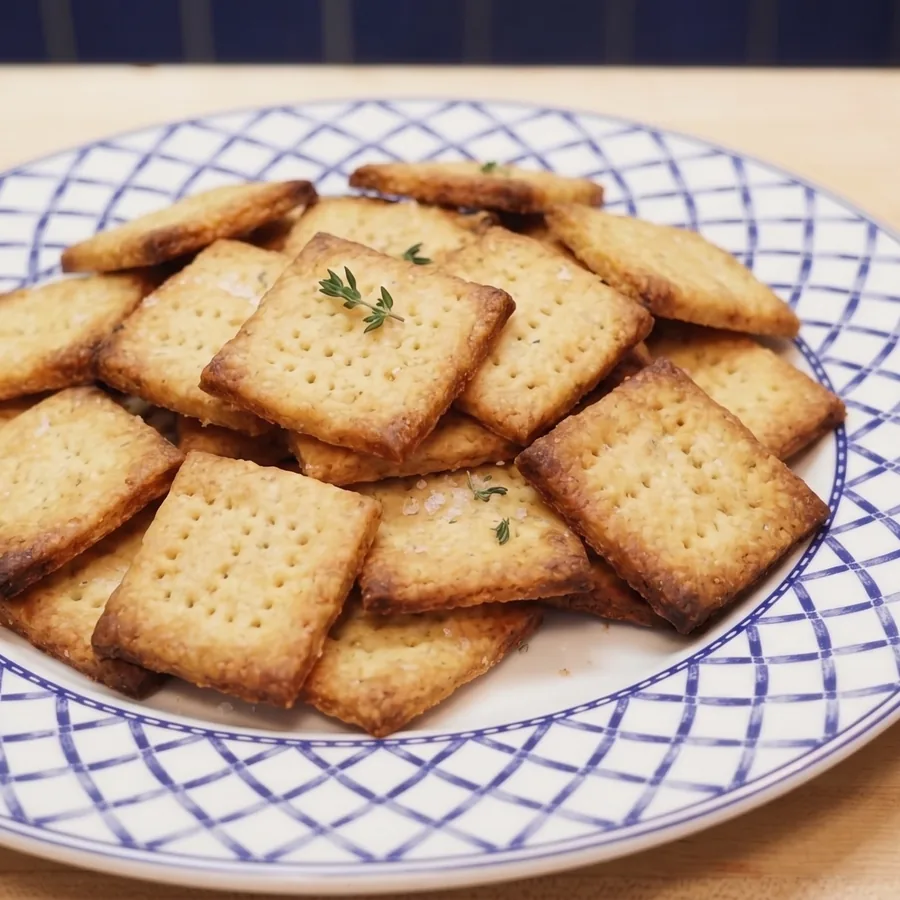 Craquelins au fromage cottage faciles et croustillants au four