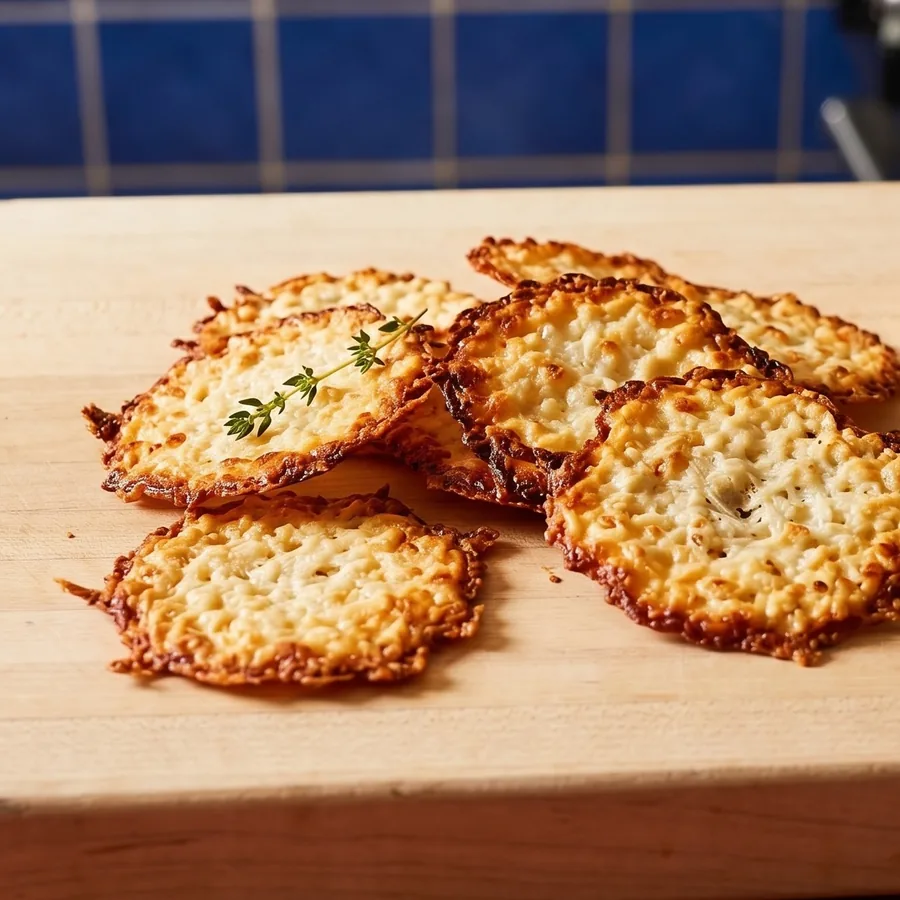 Croustilles de fromage cottage croustillantes au four (2 ingrédients)