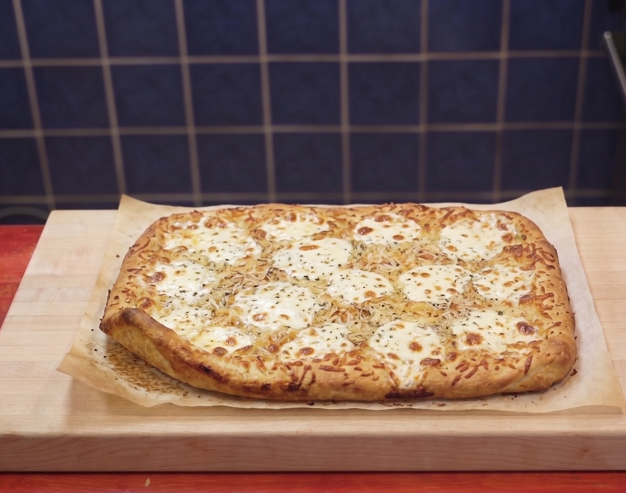 easy cottage cheese breadsticks garlic mozzarella, finished dish