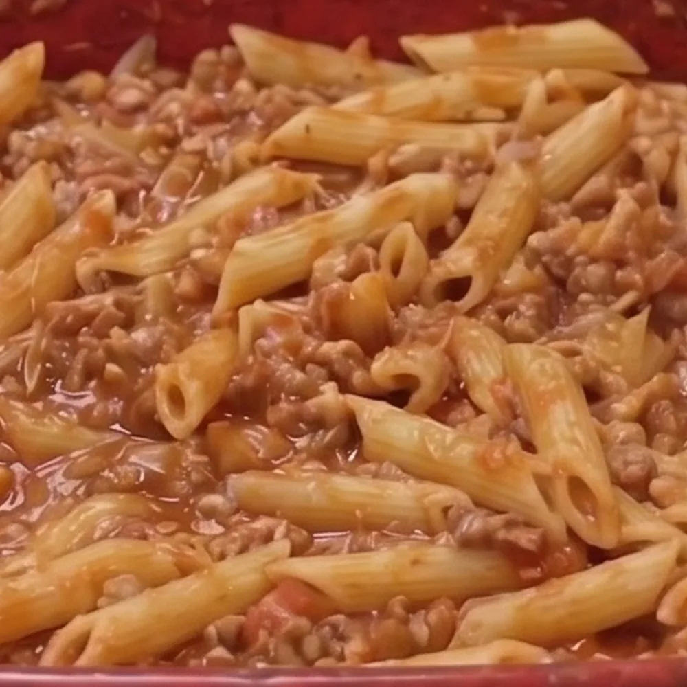 easy cottage cheese pasta bake, step 4