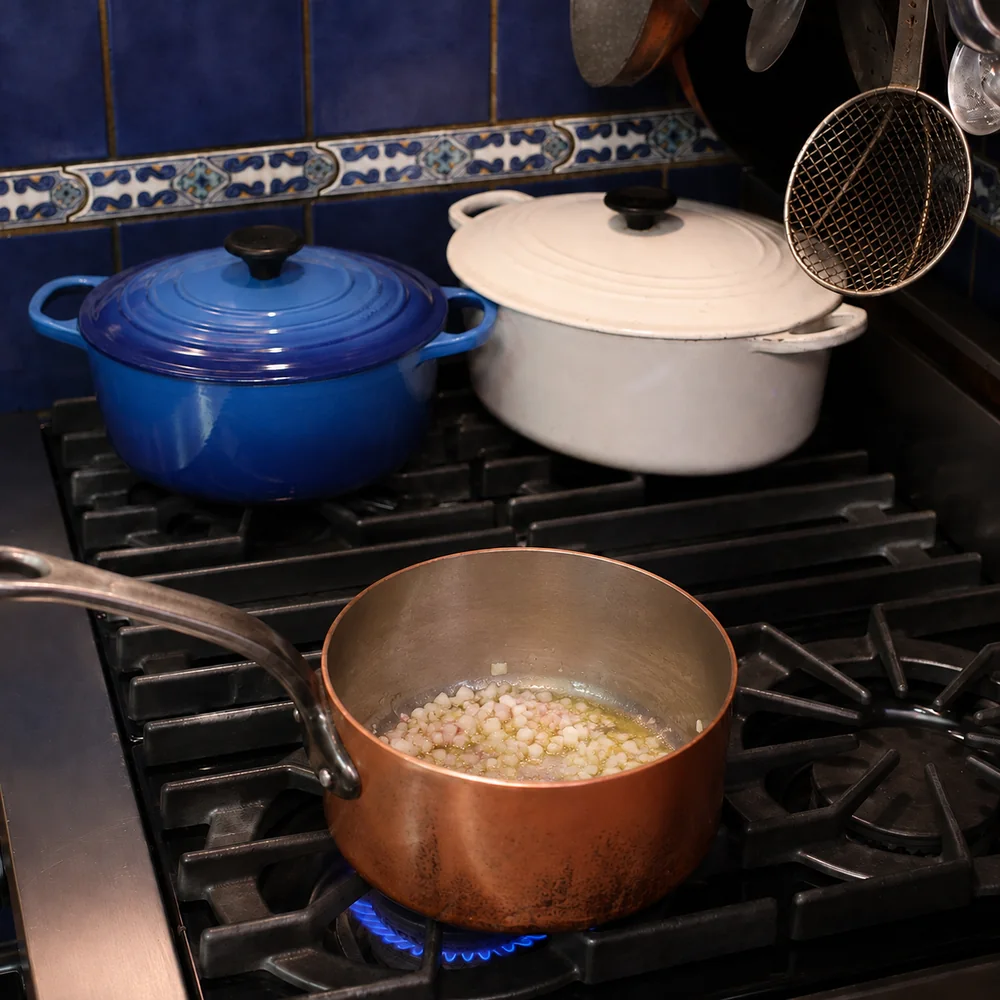 easy red wine reduction sauce, step 1