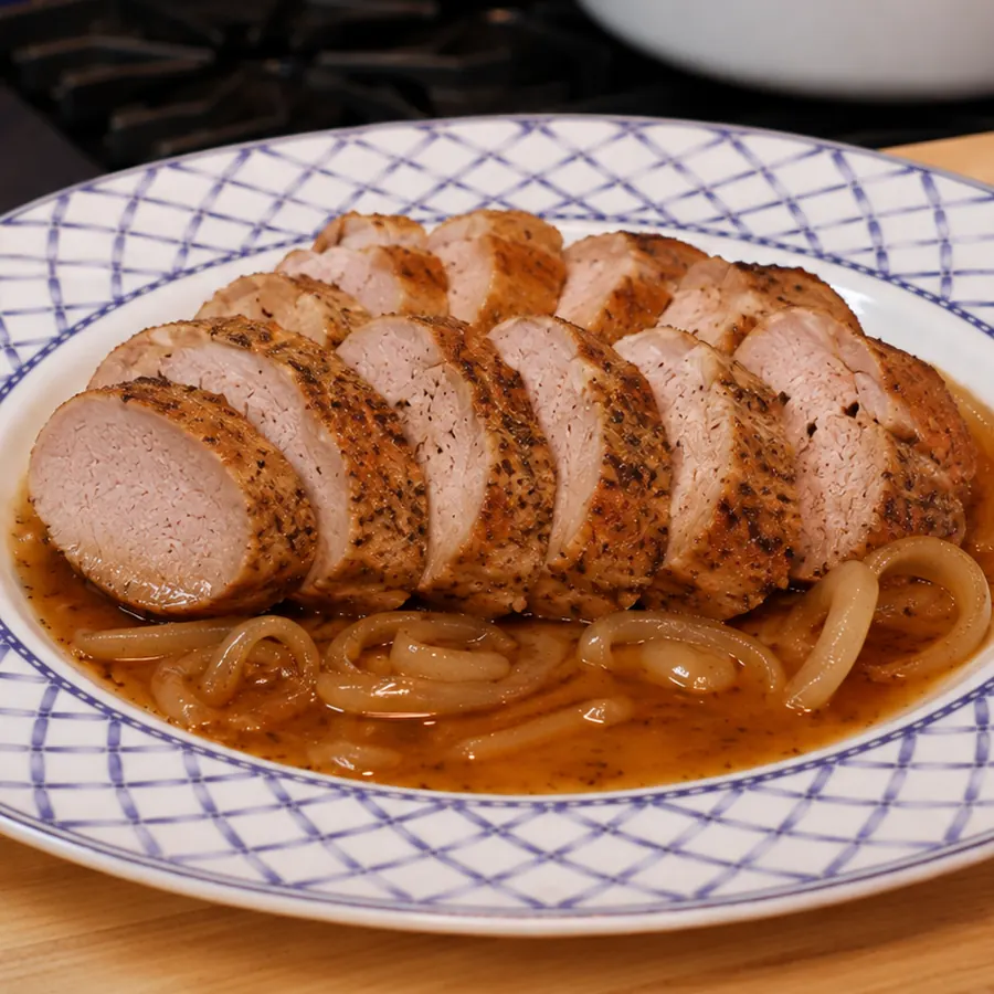 filet de porc en cocotte, étape 6