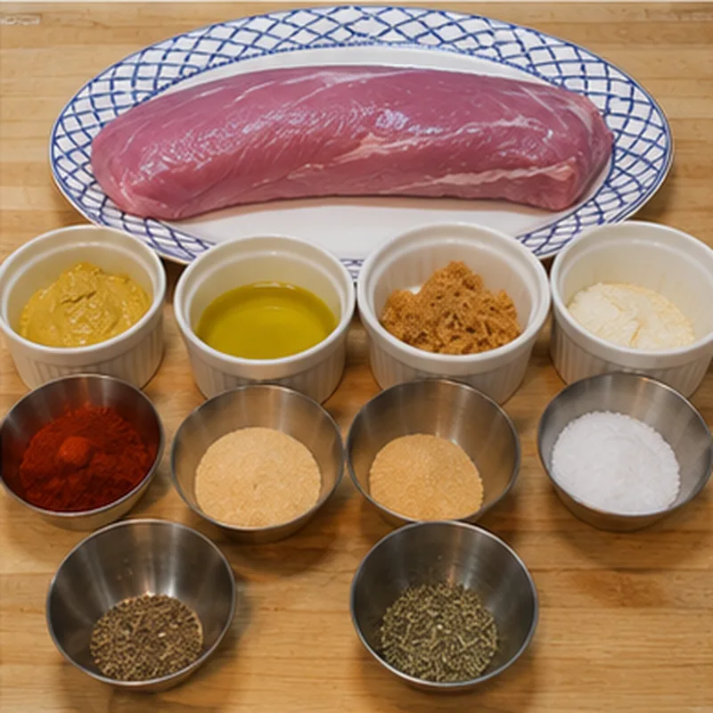 filet de porc fume au fumoir, ingredients