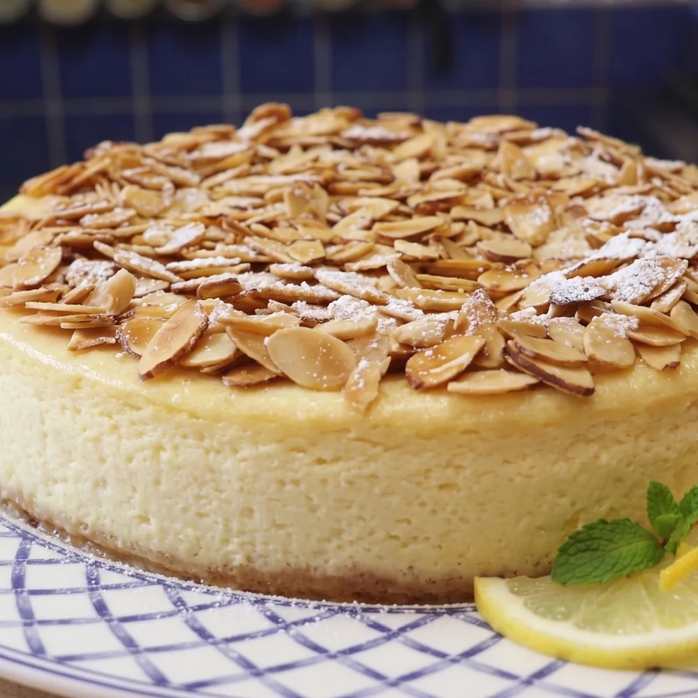 Gâteau au fromage cottage et citron facile, sans farine