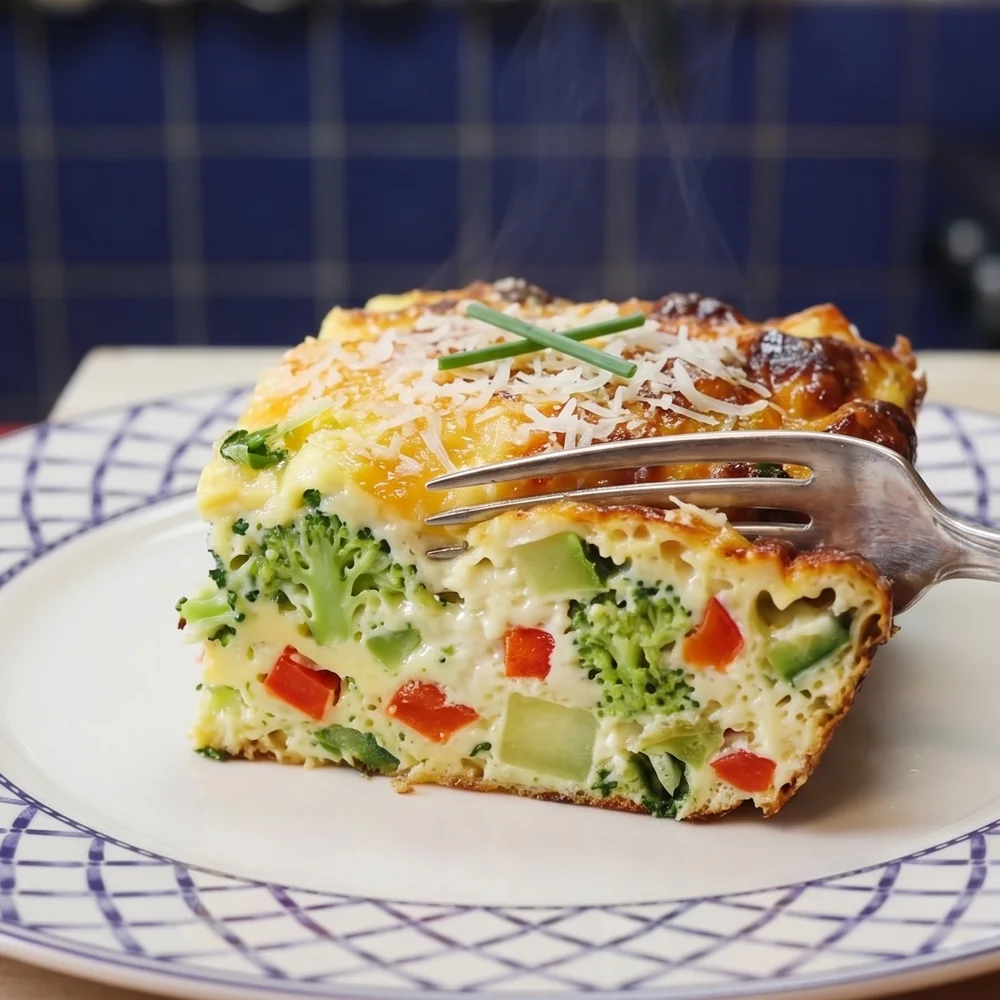 Gratin de légumes au fromage cottage riche en protéines