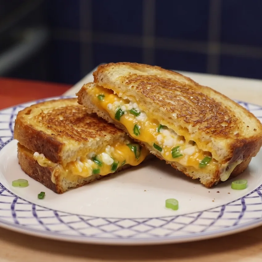 Grilled Cheese au Fromage Cottage Facile et Croustillant