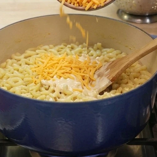 mac and cheese au cottage cheese, étape 3