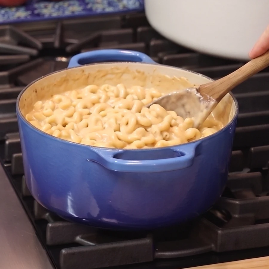 mac and cheese au cottage cheese, étape 4