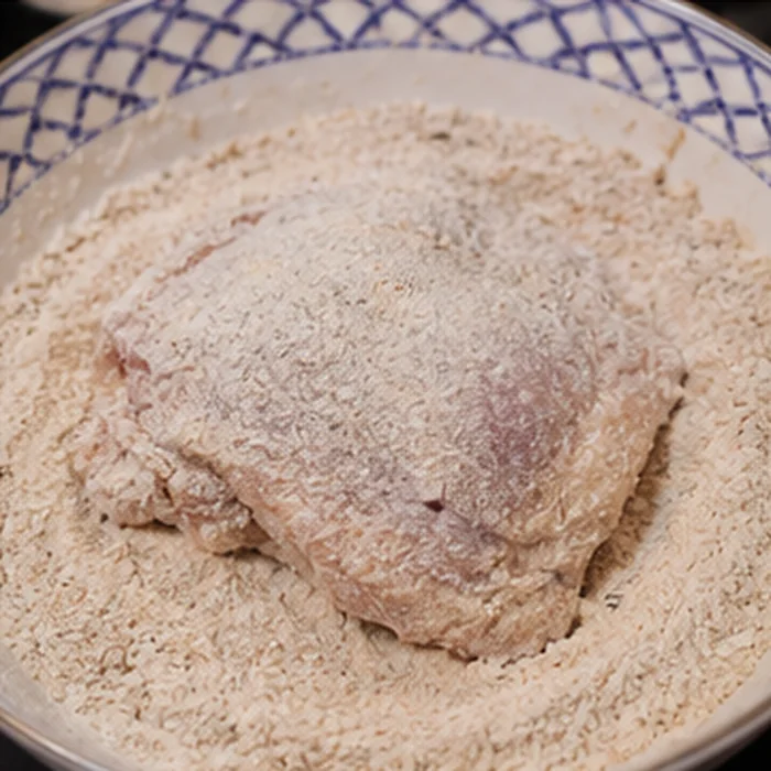oven fried chicken thighs, step 3