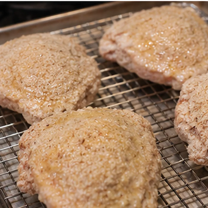 oven fried chicken thighs, step 4