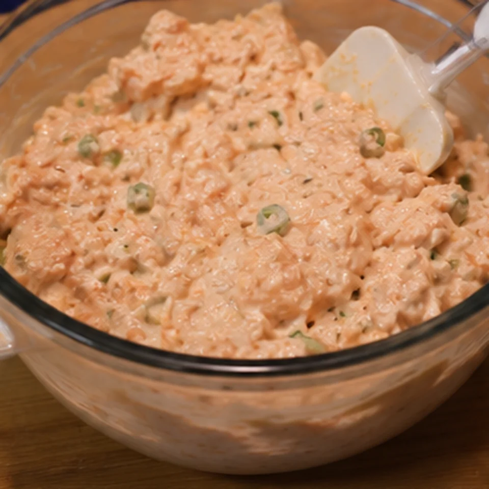 salmon sushi bake, step 3