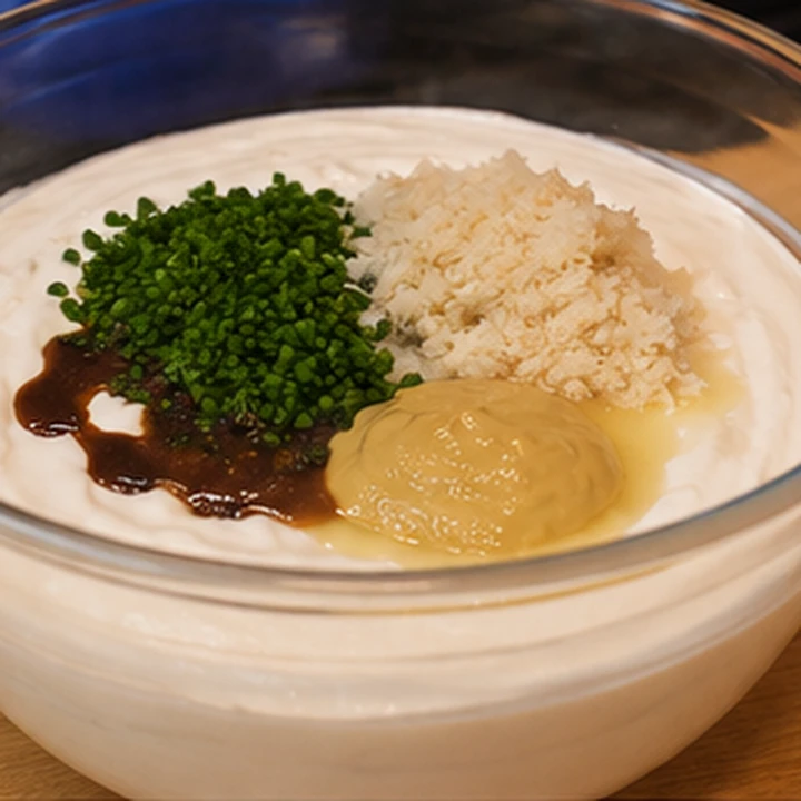 sauce cremeuse au raifort facile, étape 2