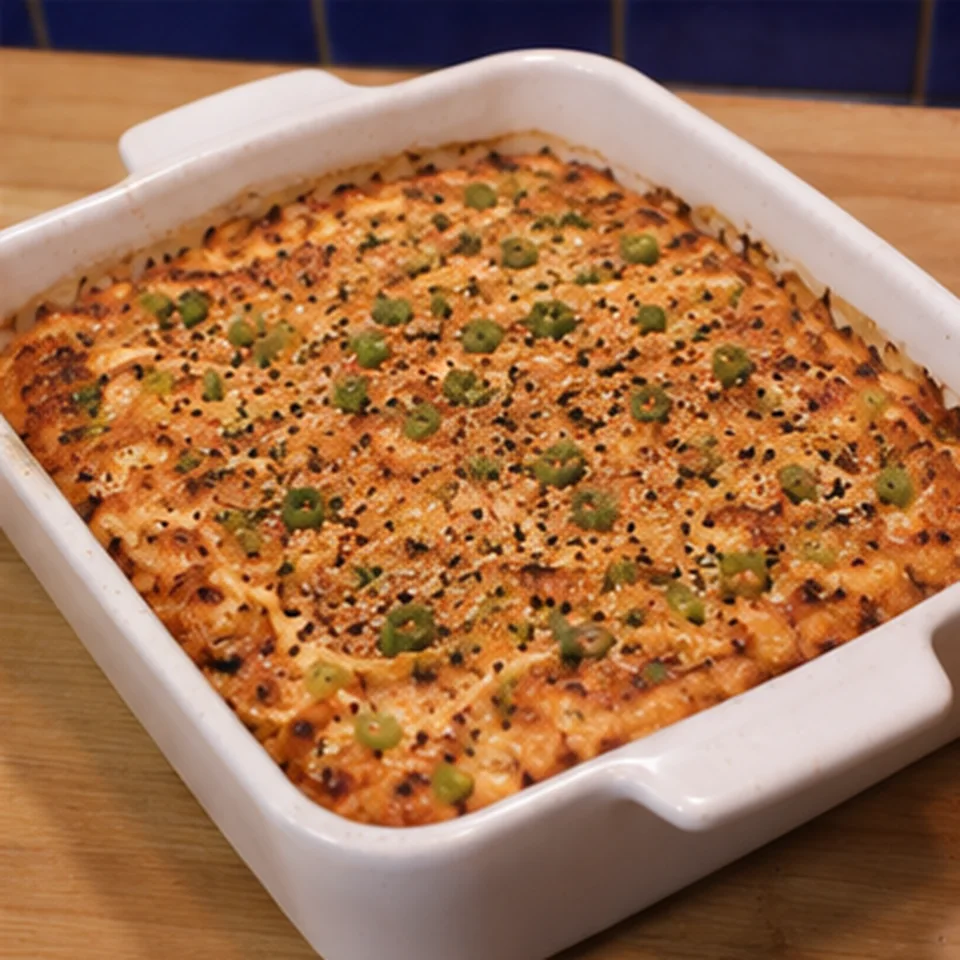 sushi bake saumon facile, étape 5