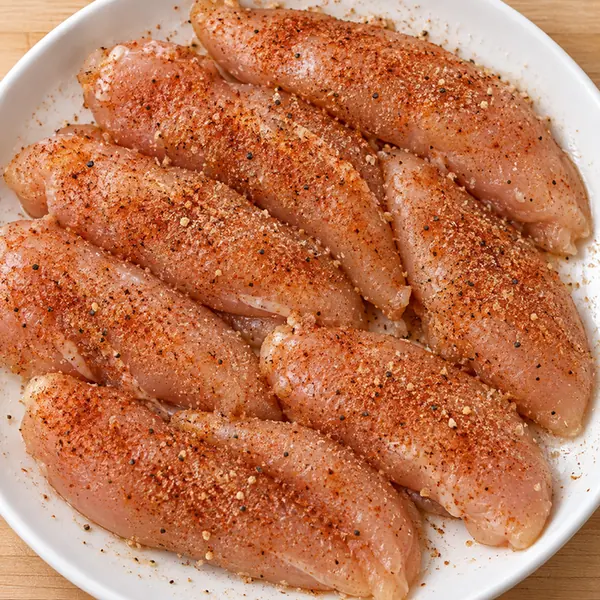 aiguillettes poulet poele, &eacute;tape 1