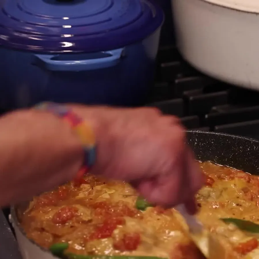biryani au poulet riz basmati, &eacute;tape 5
