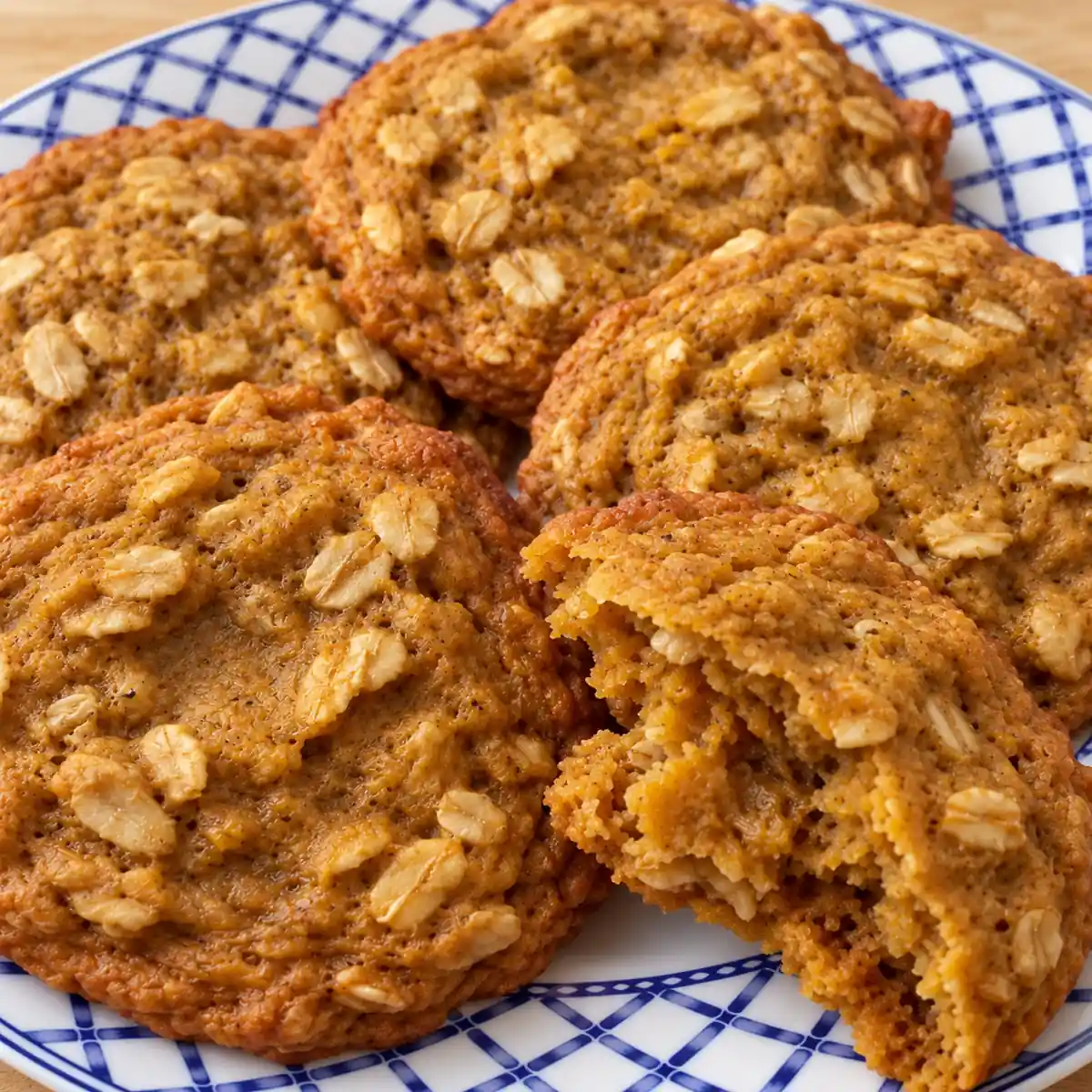 biscuits citrouille avoine, plat fini