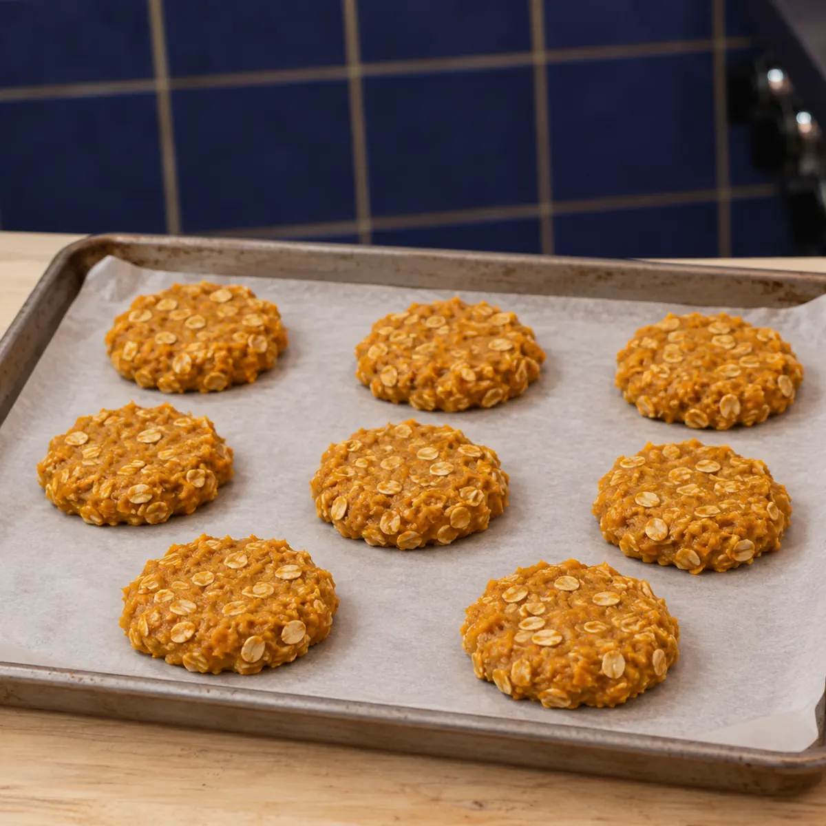 biscuits citrouille avoine, étape 3