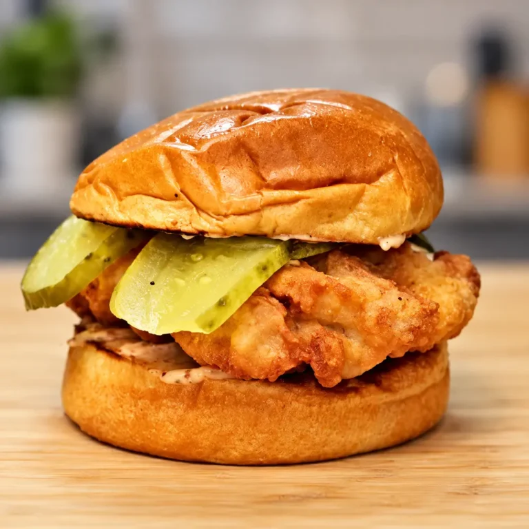 Burger poulet croustillant épicé ou sucré à l’érable