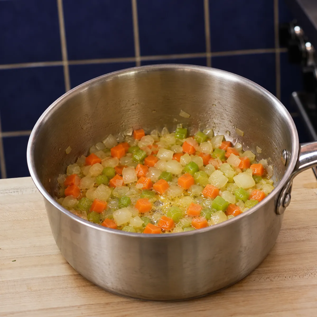 casserole poulet farce pain, étape 1