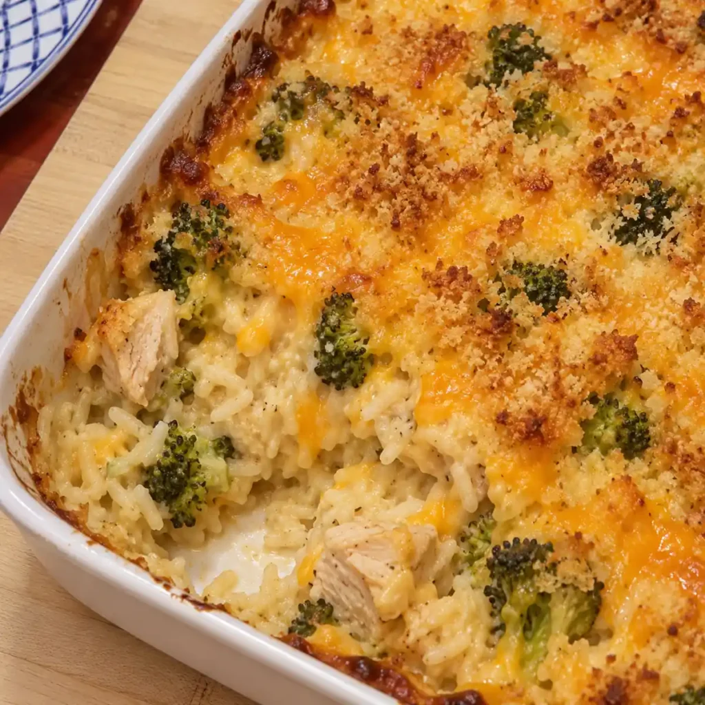 Chicken Broccoli Rice Casserole Without Canned Soup