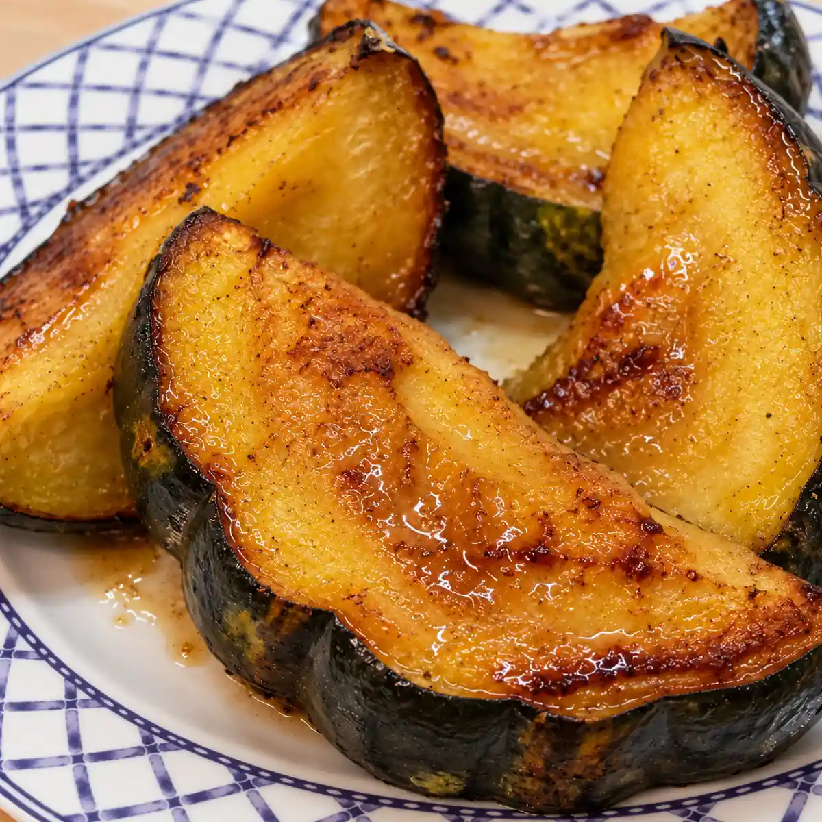 courge poivree rotie beurre erable, plat fini