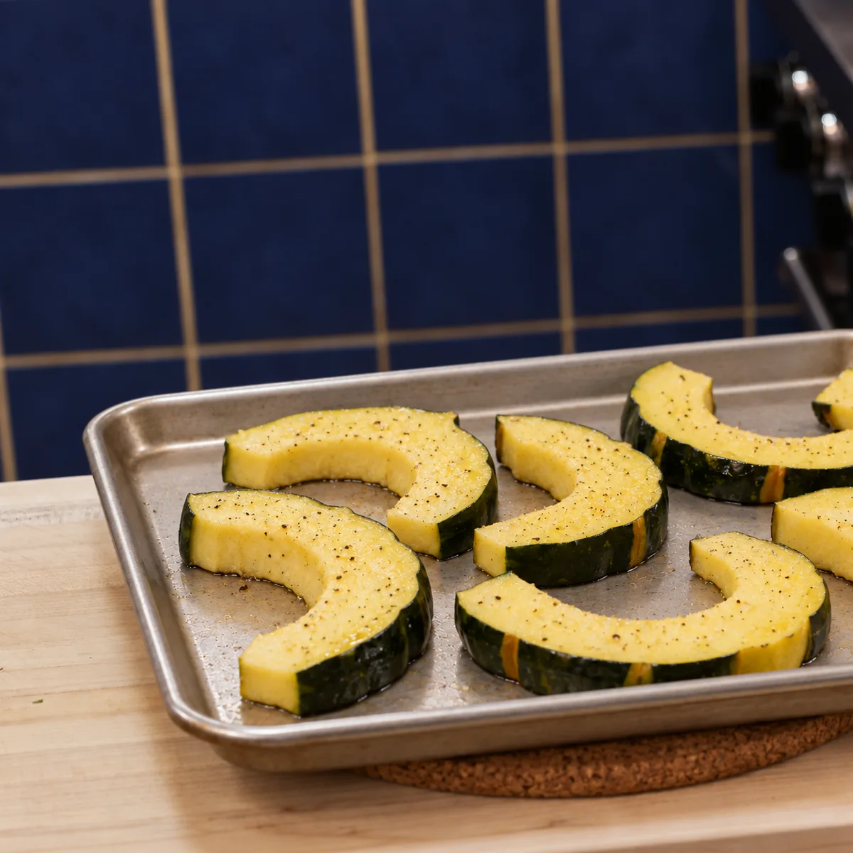 courge poivree rotie beurre erable, étape 2