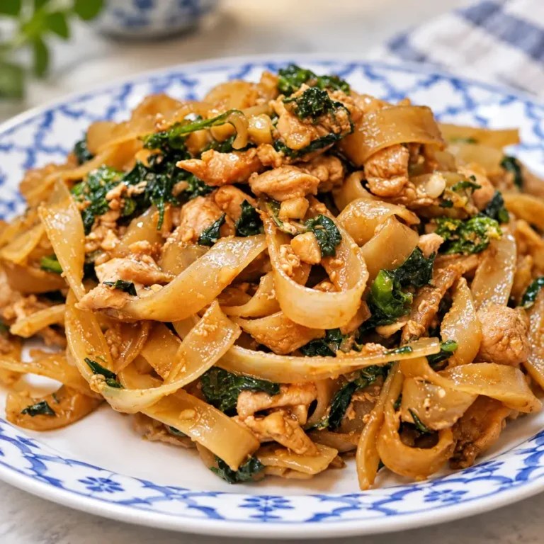 Easy Chicken Pad See Ew (Thai Stir-Fried Noodles)