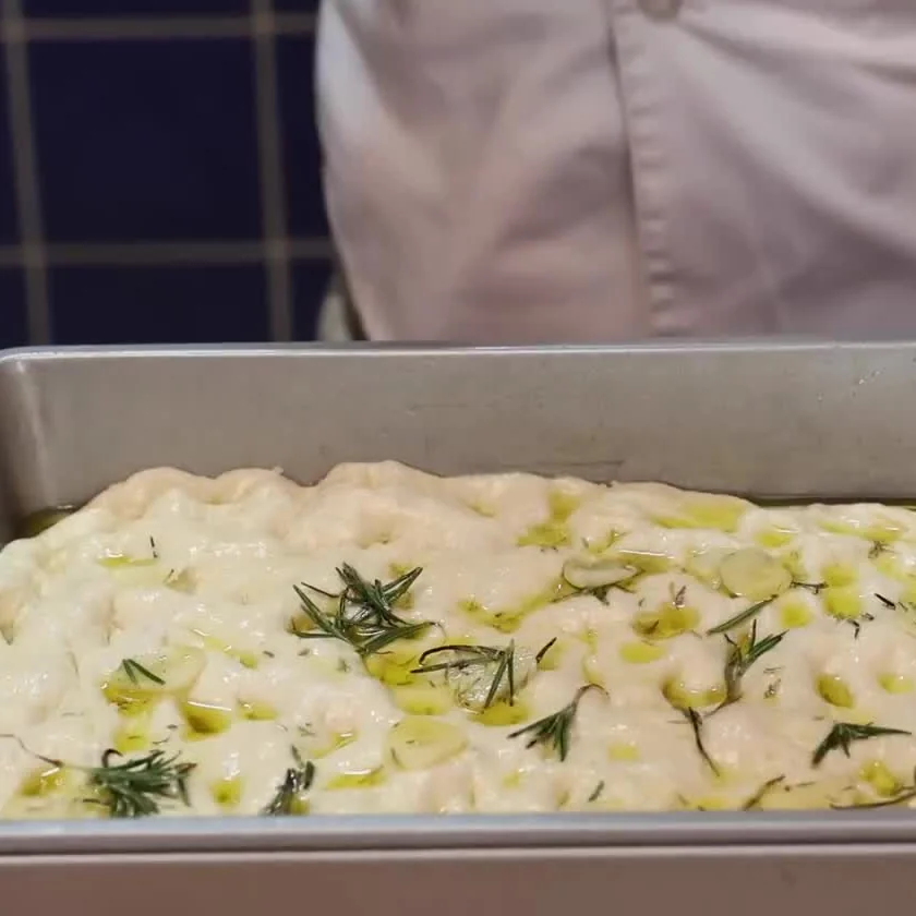 focaccia moelleuse et croustillante, étape 4