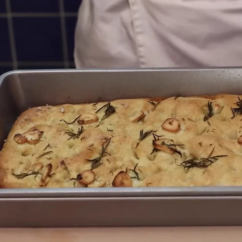focaccia moelleuse et croustillante, étape 5