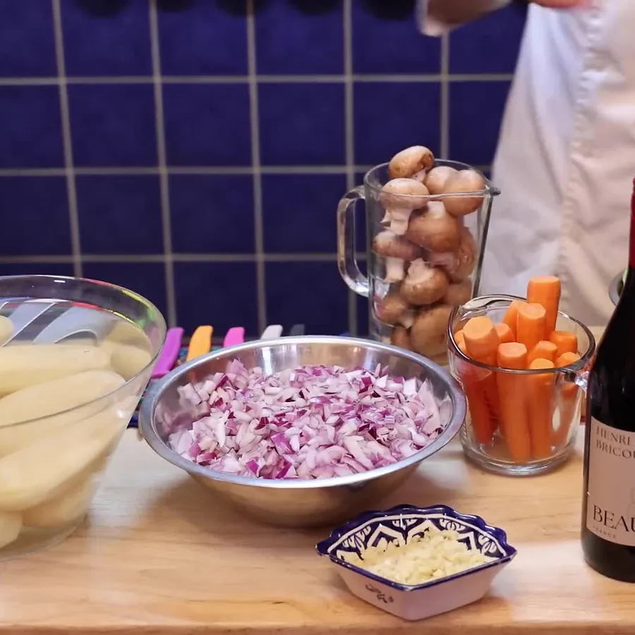 joues de boeuf braisees puree legumes, ingredients