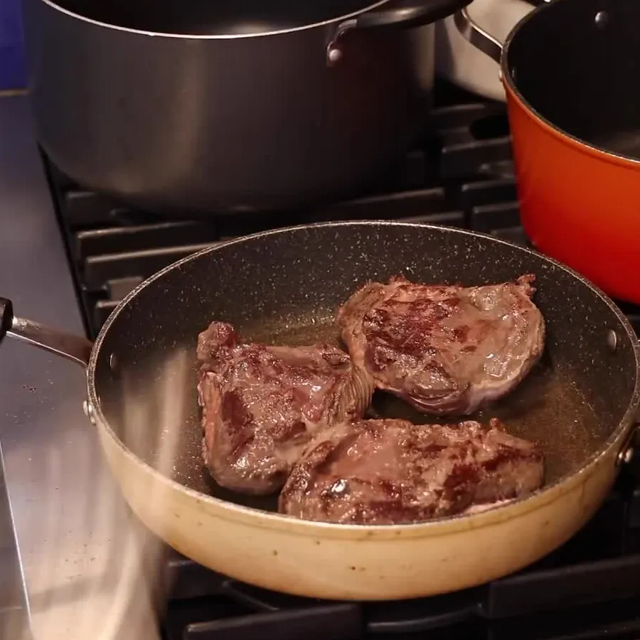joues de boeuf braisees puree legumes, étape 1