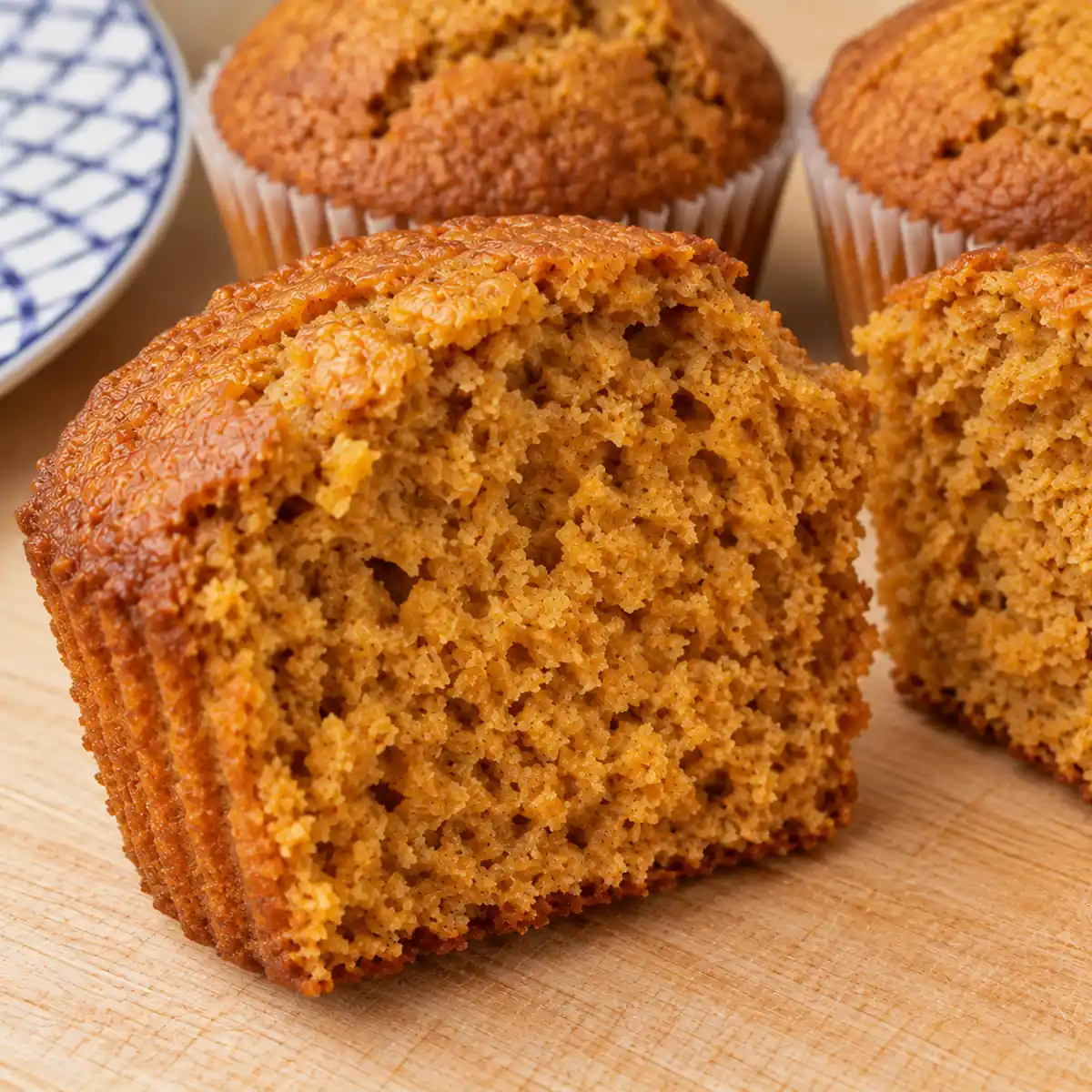 muffins a la citrouille moelleux, plat fini