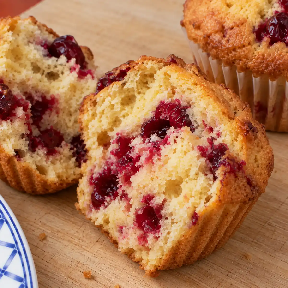 muffins canneberges orange, plat fini