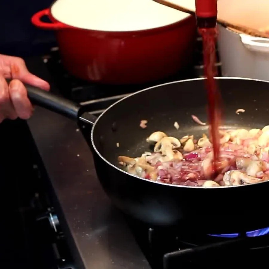 osso buco porc bourguignon vin rouge, étape 3