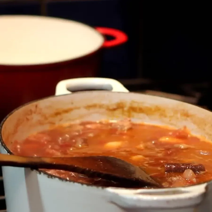 osso buco porc bourguignon vin rouge, étape 5