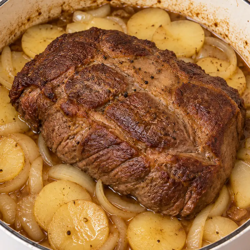 pot roast pommes boulangeres, step 3