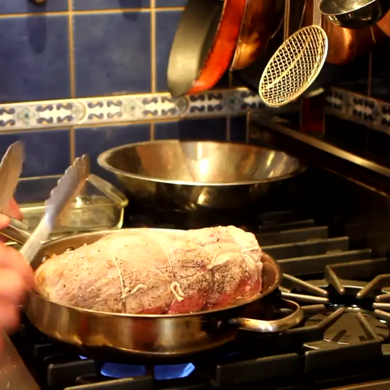 roti de porc glace a lerable, &eacute;tape 1