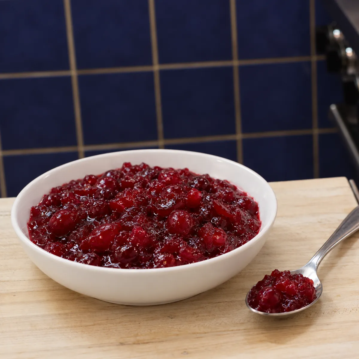 sauce canneberges maison, étape 3