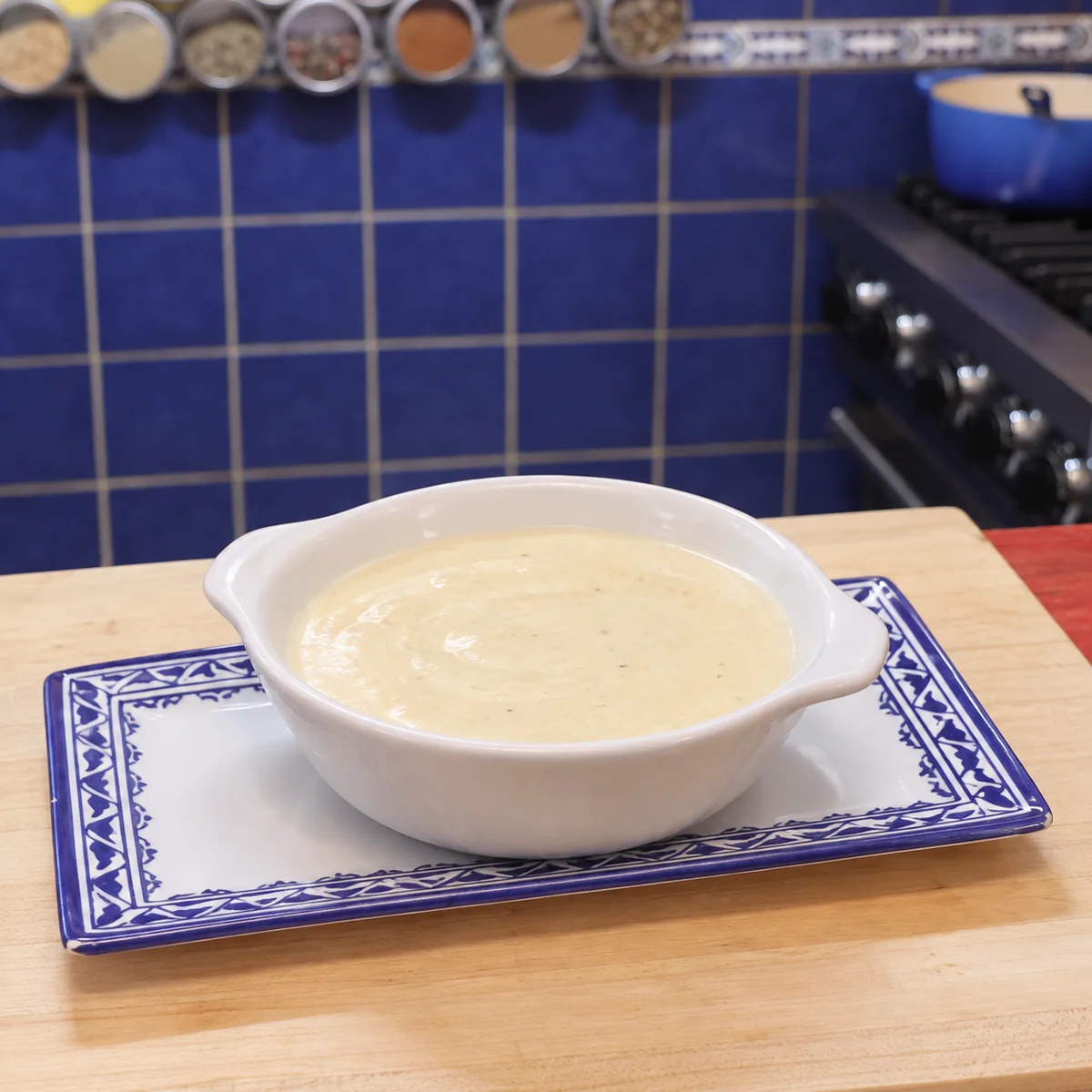 sauce cremeuse pernod, plat fini