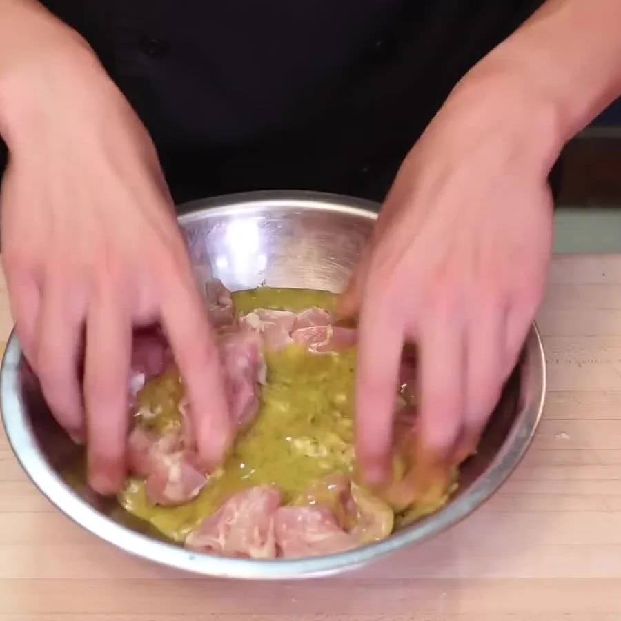 sheet pan greek chicken feta olives, étape 2