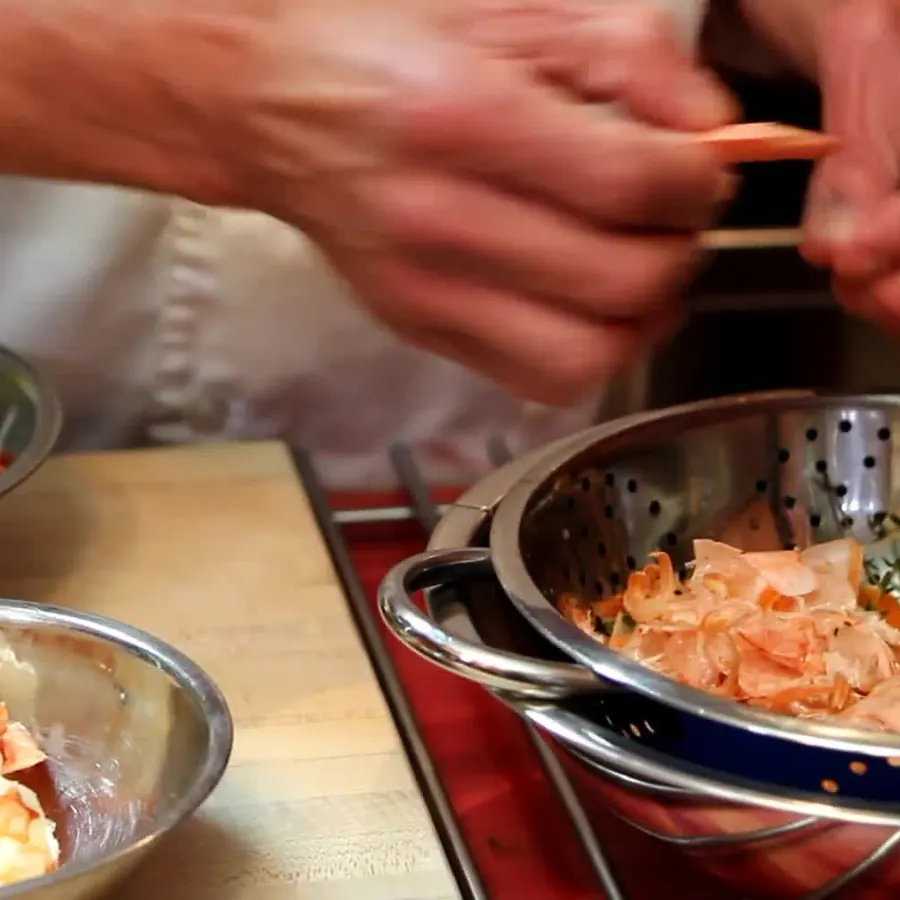shrimp cocktail dijon mayonnaise, étape 5