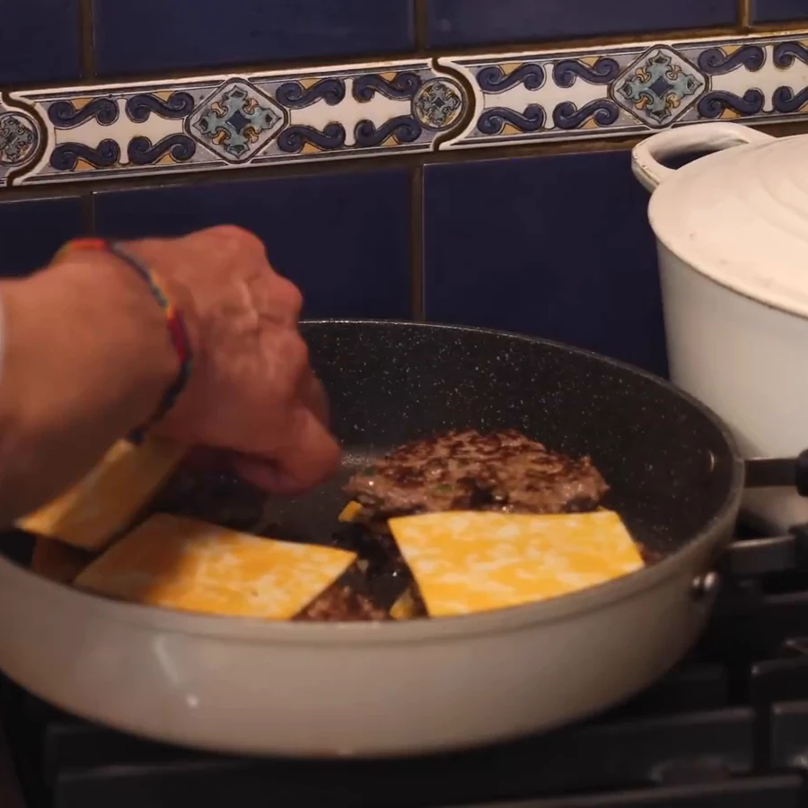 smash burger epice, &eacute;tape 5