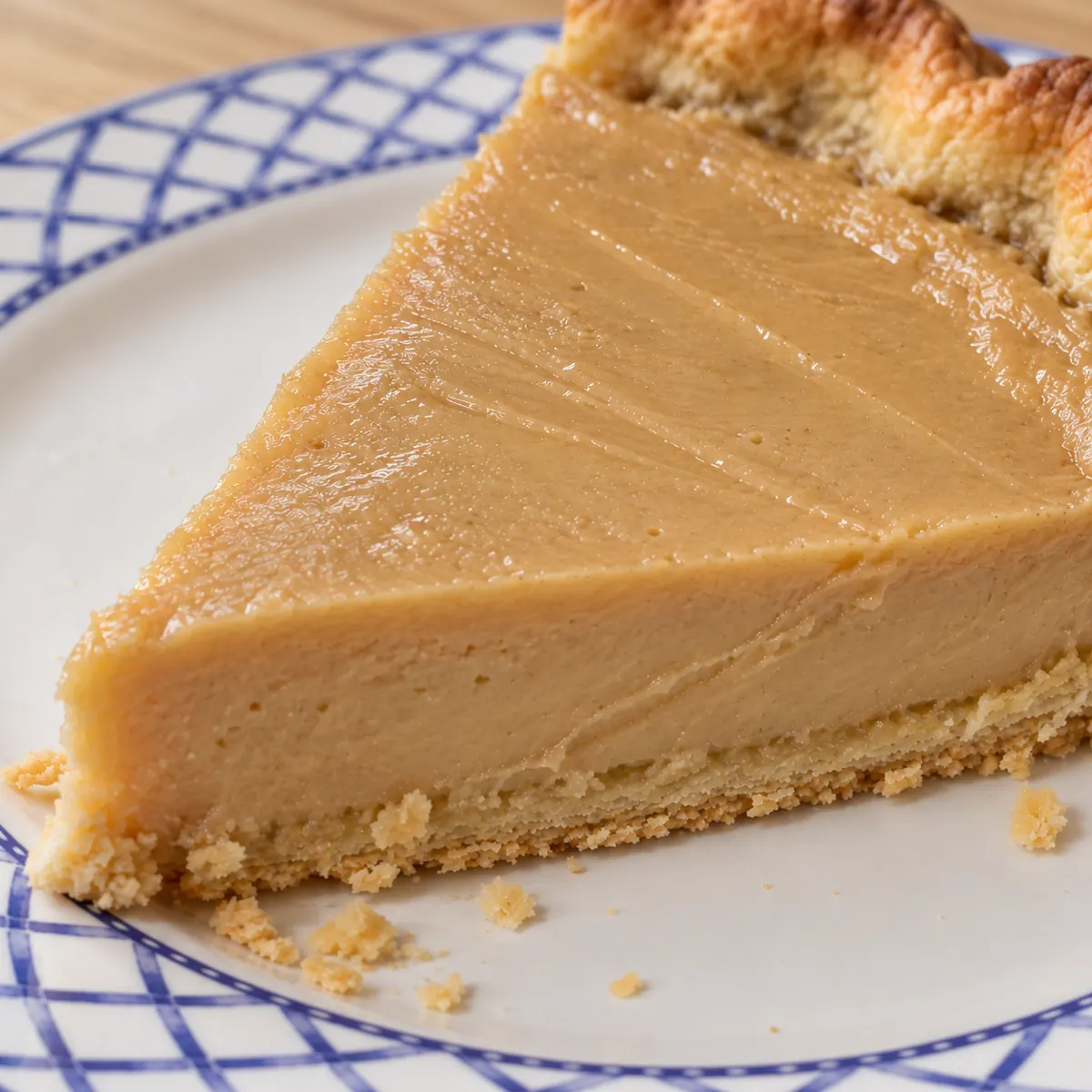 tarte au sirop derable cremeuse, plat fini