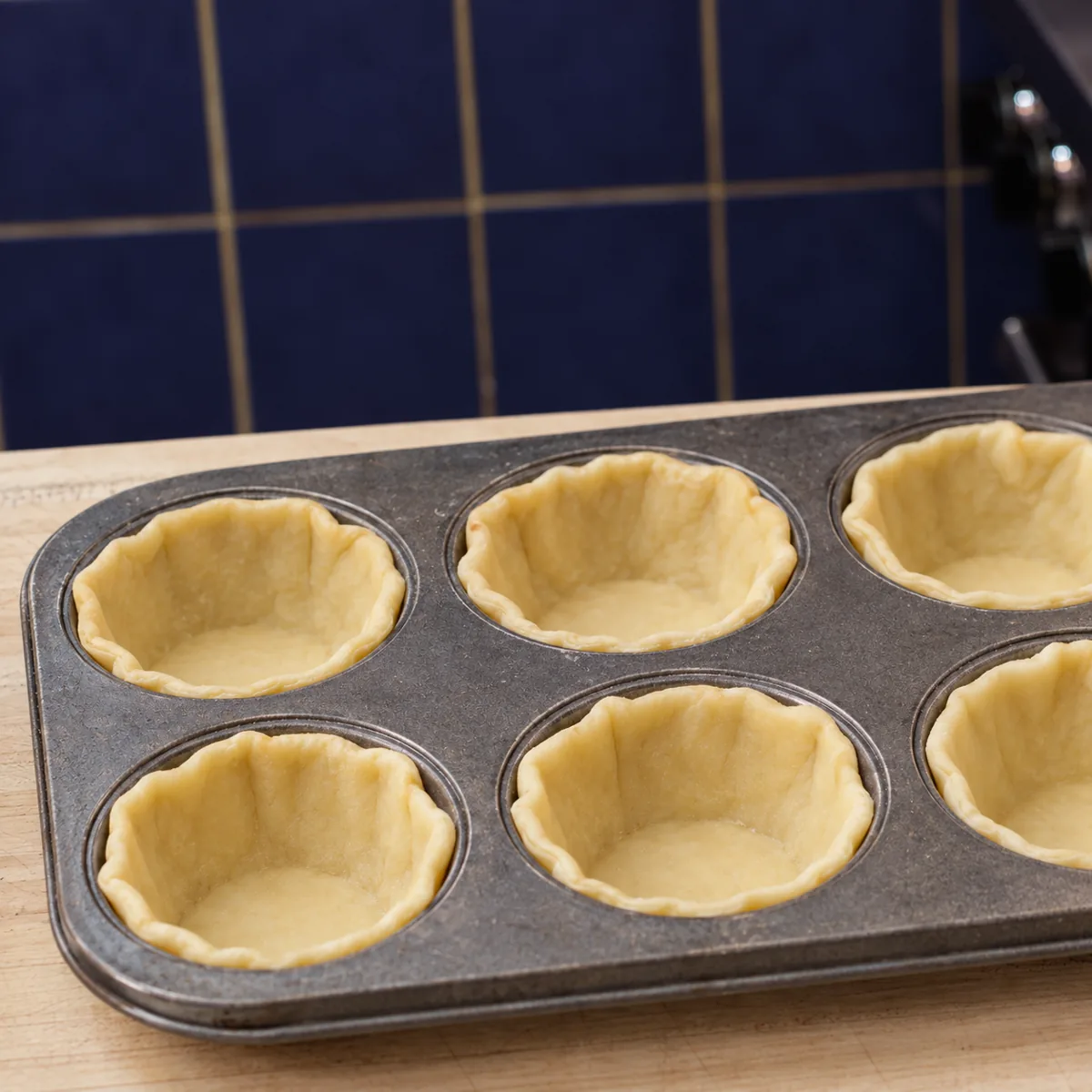 tartelettes au beurre canadiennes, étape 1