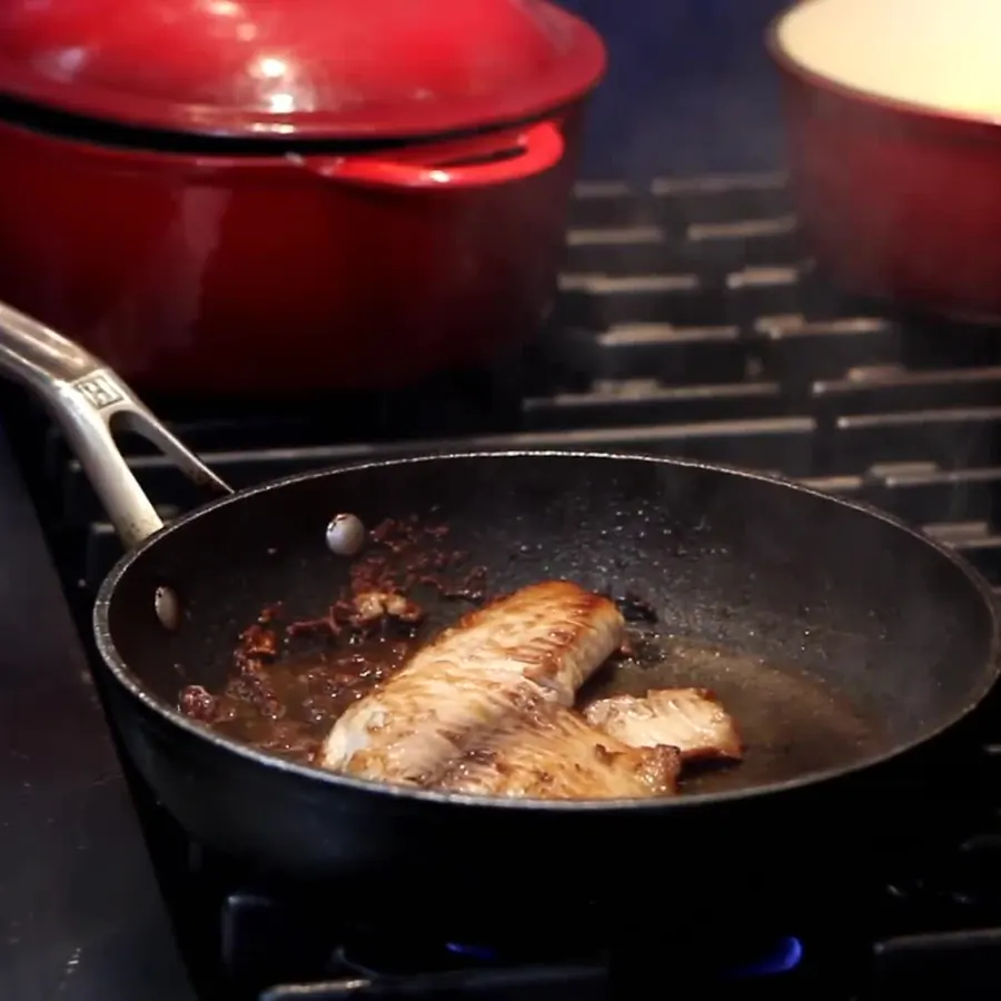 tilapia riz cubain haricots noirs, étape 7