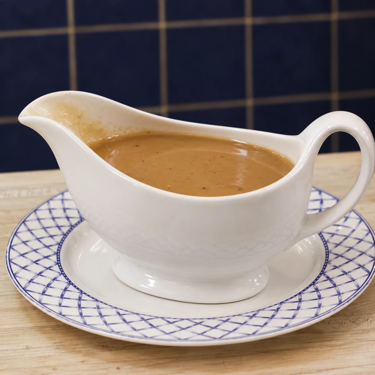 turkey gravy without drippings, finished dish