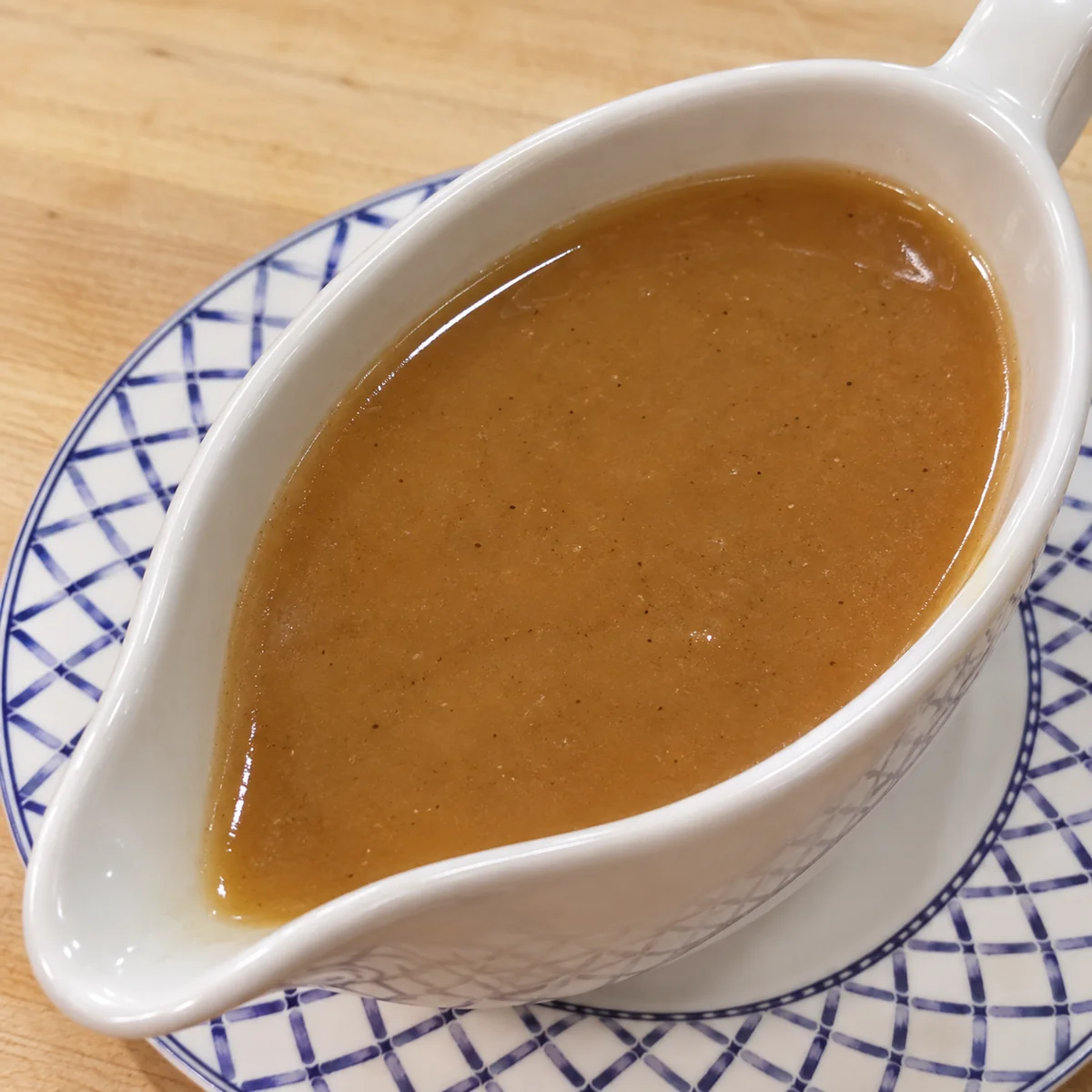 turkey gravy without drippings, finished dish
