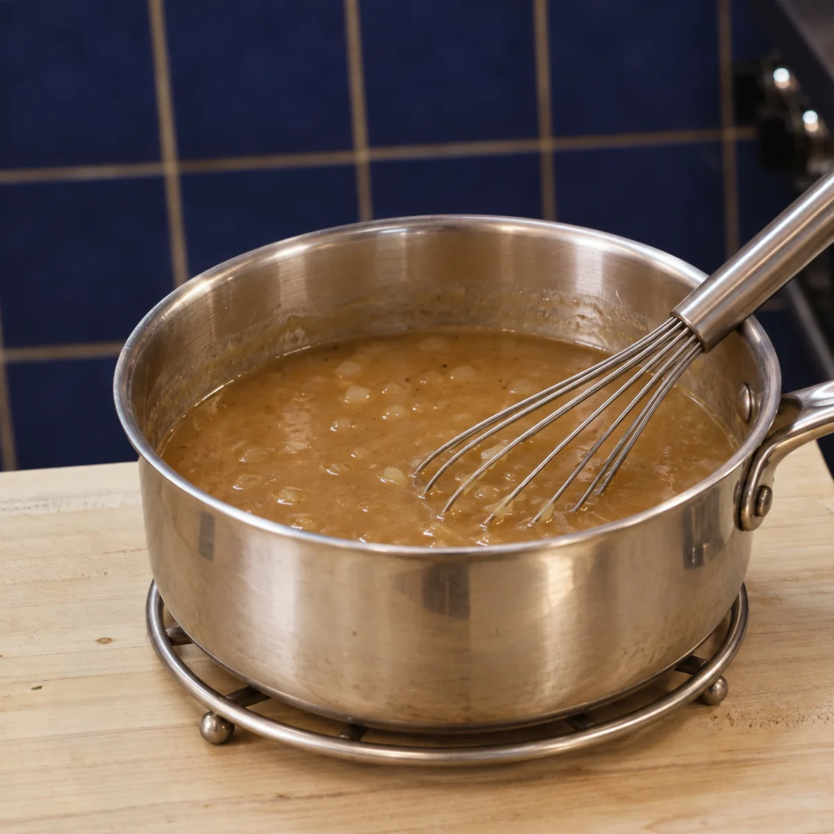 turkey gravy without drippings, step 3