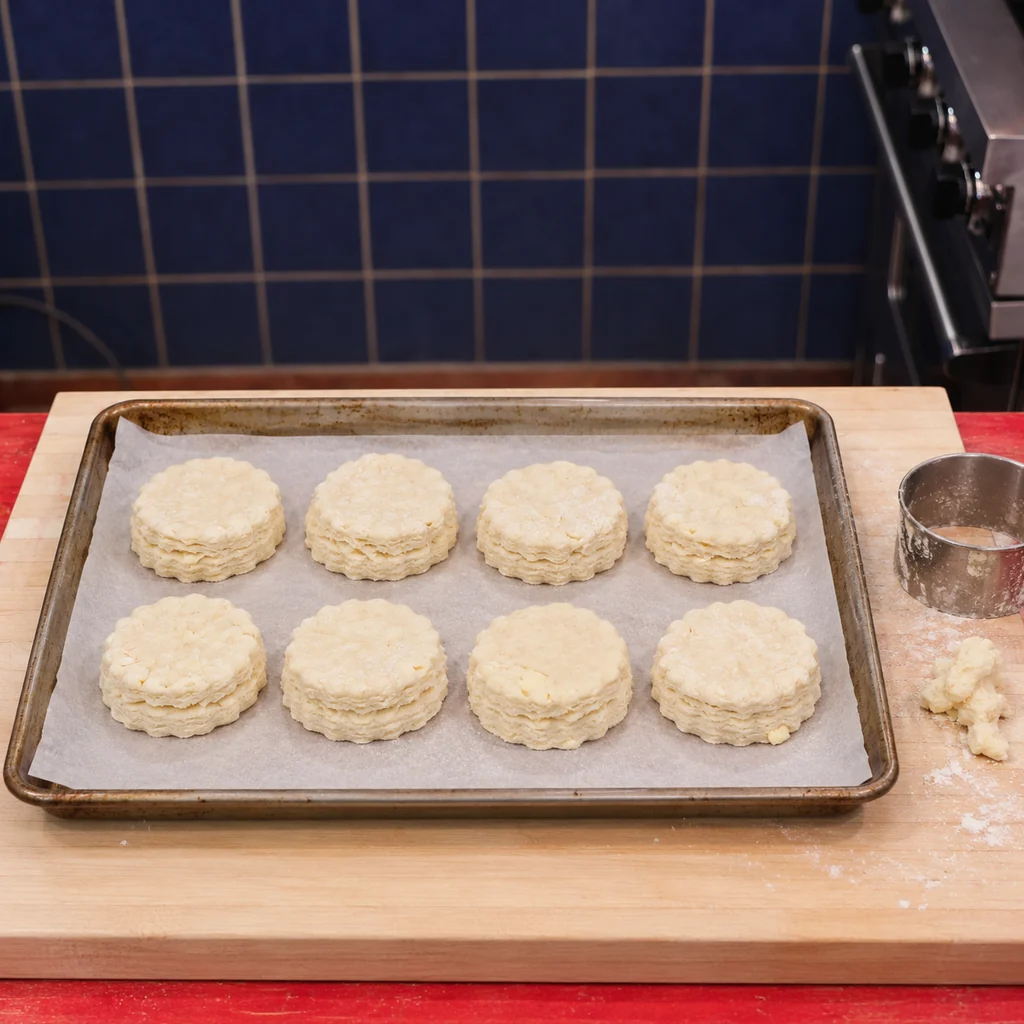 biscuits babeurre sauce saucisse, étape 1